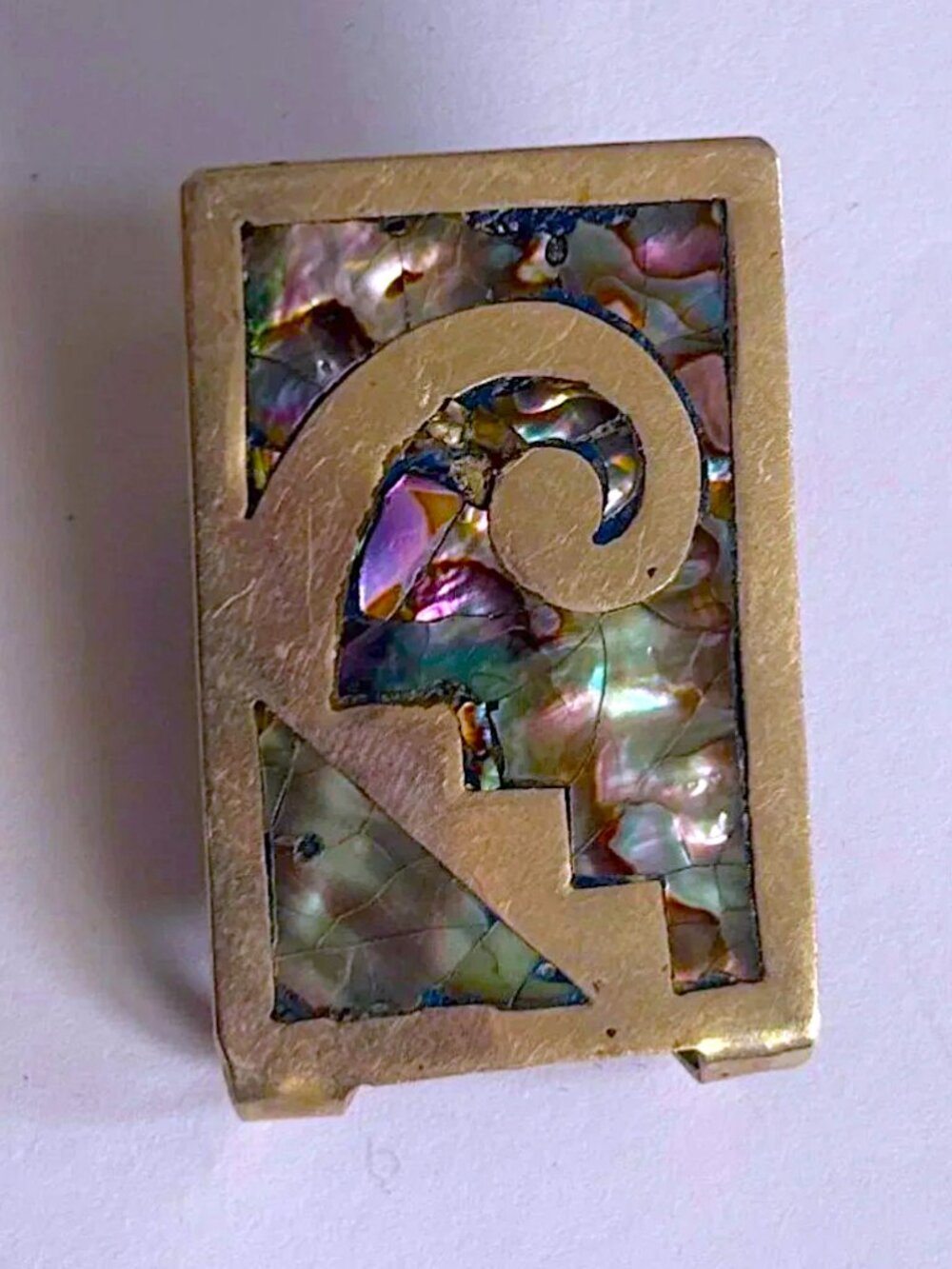 Vintage Abalone Inlay Money clip